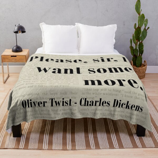 Item preview, Oliver Twist Charles Dickens Quote Want Some More designed and sold by kakarikihill.
