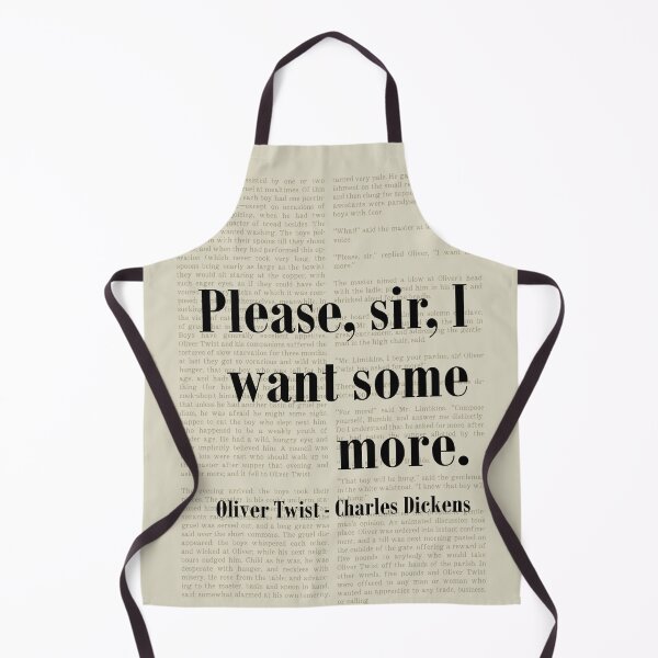 Item preview, Oliver Twist Charles Dickens Quote Want Some More designed and sold by kakarikihill.