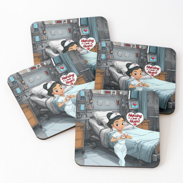 Item preview, Nursing is a Work of Heart Filipina designed and sold by KookyThoughts.