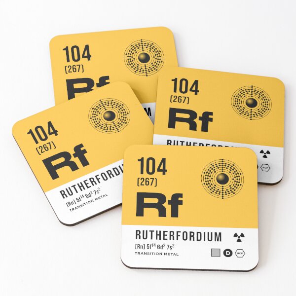 Item preview, 104 Rutherfordium Periodic Table Element Light designed and sold by VoodooCircus.