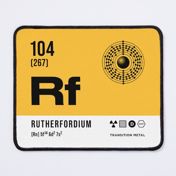 Item preview, 104 Rutherfordium Periodic Table Element Light designed and sold by VoodooCircus.