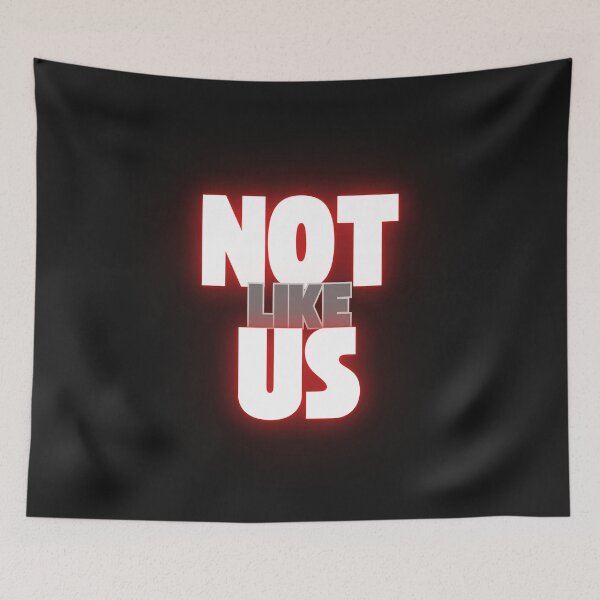 Item preview, Bold Typography Design – “NOT LIKE US” Graphic  designed and sold by larissa-myrie.