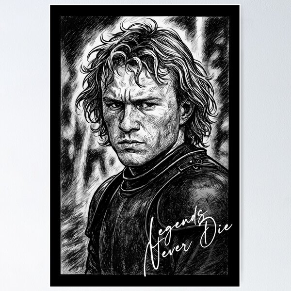 Item preview, Heath Ledger / Legends Never Die / Hand drawn designed and sold by DarrenAshenOne.