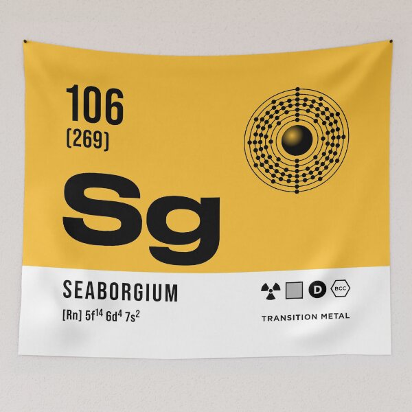 Item preview, 106 Seaborgium Periodic Table Element Light designed and sold by VoodooCircus.