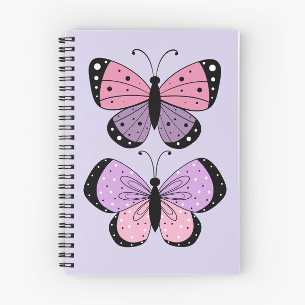 Item preview, Pink Plumb Butterflies  designed and sold by Kendall Rose Doodles.
