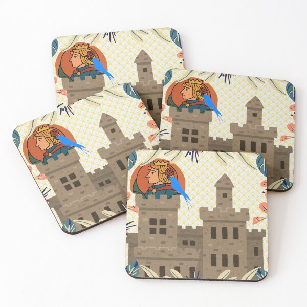 Item preview, "Royal Garden Watchtower – Medieval Fantasy Illustration" designed and sold by Nadia-joy.