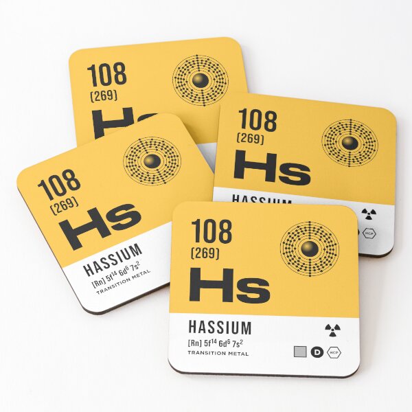 Item preview, 108 Hassium Periodic Table Element Light designed and sold by VoodooCircus.