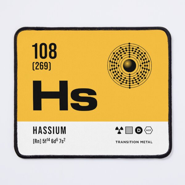 Item preview, 108 Hassium Periodic Table Element Light designed and sold by VoodooCircus.