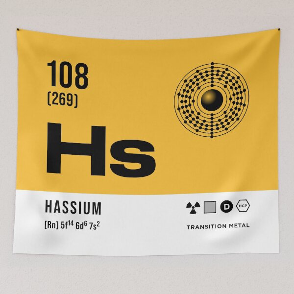Item preview, 108 Hassium Periodic Table Element Light designed and sold by VoodooCircus.
