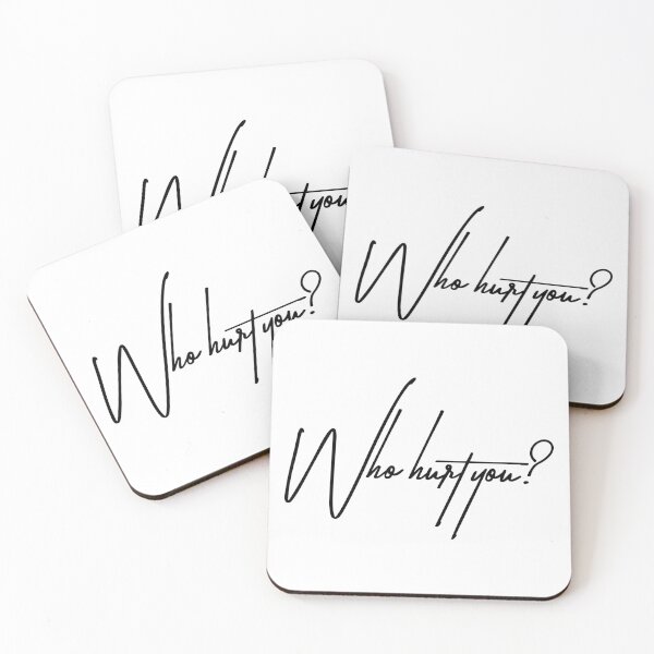 Item preview, Who Hurt You Funny Sarcastic Quote designed and sold by ReggieDior.