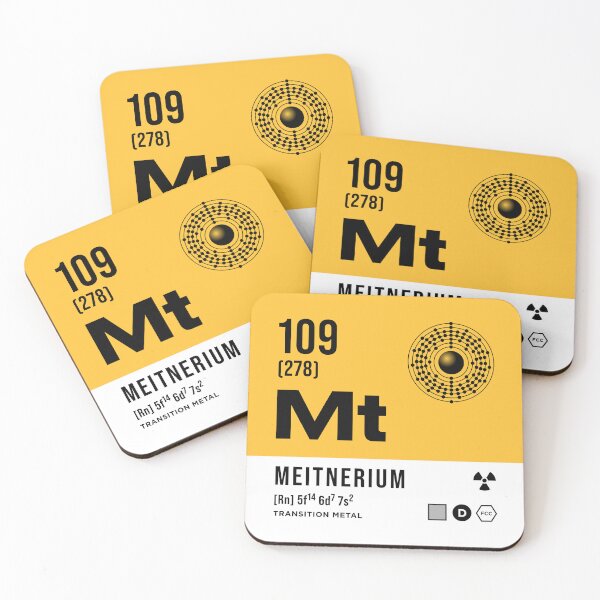 Item preview, 109 Meitnerium Periodic Table Element Light designed and sold by VoodooCircus.