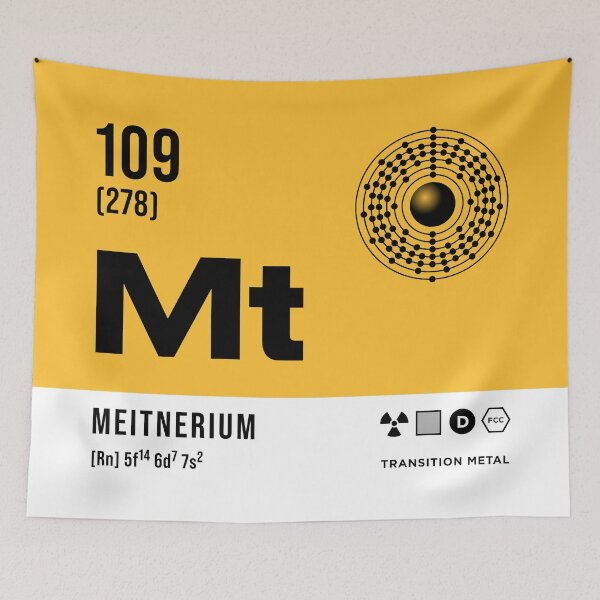 Item preview, 109 Meitnerium Periodic Table Element Light designed and sold by VoodooCircus.
