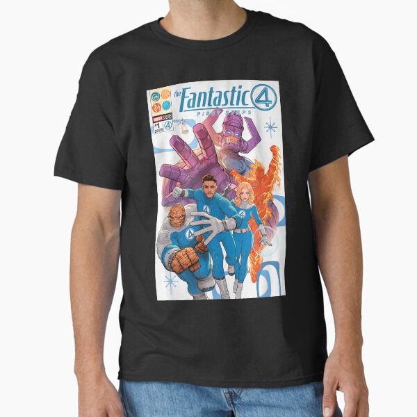 Item preview, Fantastic Team Comic Book Style Shirt, Retro Hero Squad Action Cover Inspired Design designed and sold by JolinChinn.