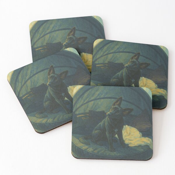 Item preview, Black Shephard on couch designed and sold by PixelStorage.