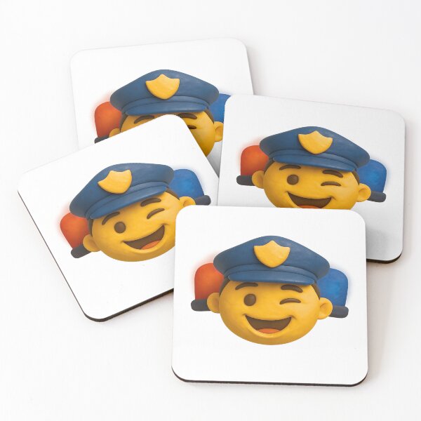 Item preview, Funny and expressive police emoji – adorable and funny design designed and sold by ArteJorge48.