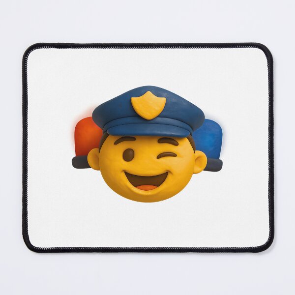 Item preview, Funny and expressive police emoji – adorable and funny design designed and sold by ArteJorge48.