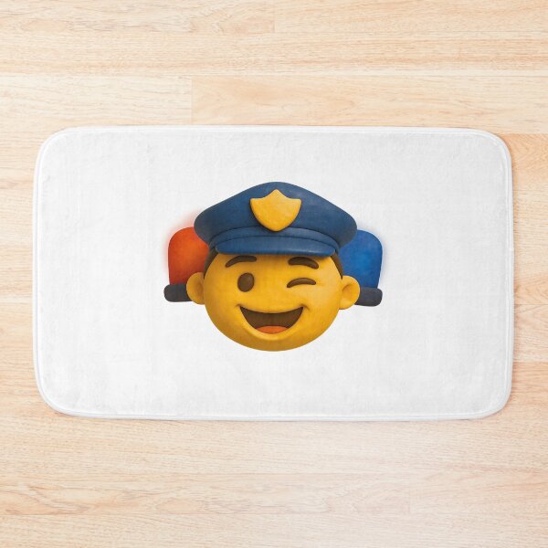 Item preview, Funny and expressive police emoji – adorable and funny design designed and sold by ArteJorge48.
