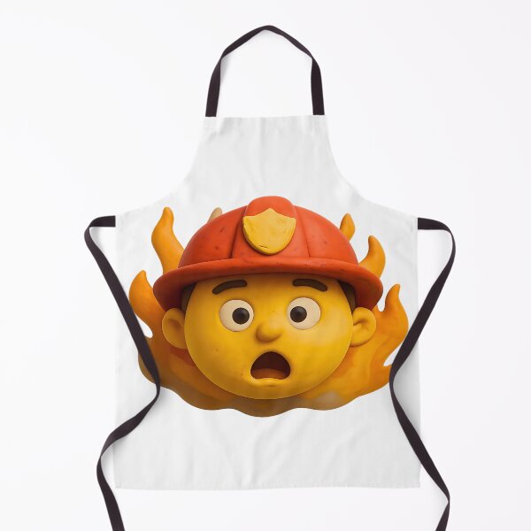 Item preview, Funny and expressive firefighter emoji – adorable and funny design designed and sold by ArteJorge48.