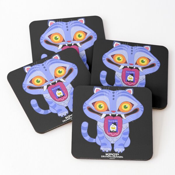Item preview, Crazy Demon Cat Cartoon T-Shirt – Wide Eyes and Wild Face Graphic for Funny Horror Lovers designed and sold by JolinChinn.