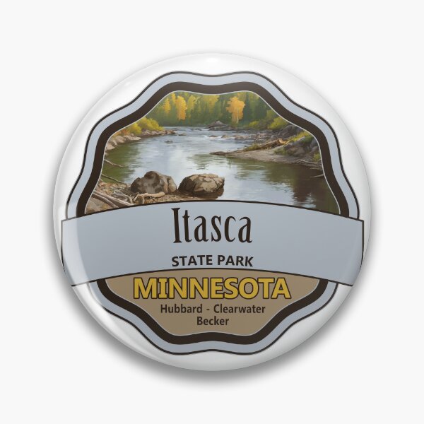Item preview, Itasca State Park, Hubbard, Clearwater, and Becker County, Minnesota designed and sold by Wanderful-roads.