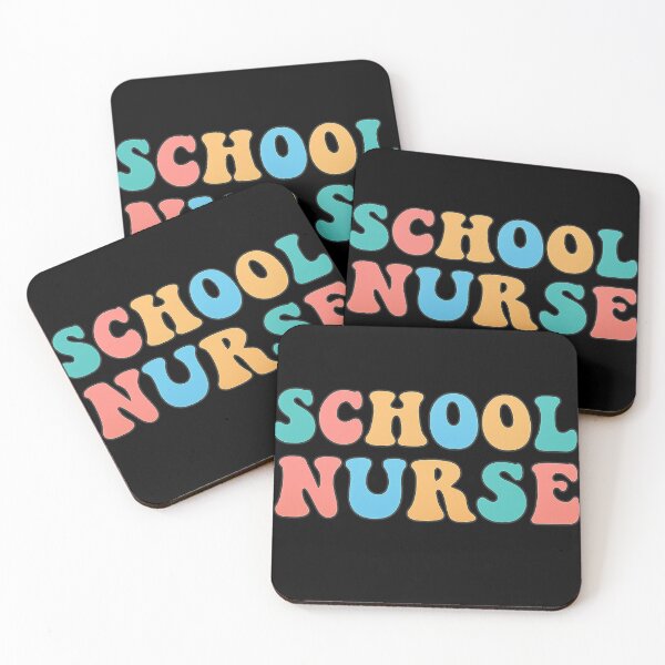 Item preview, Retro School Nurse Text Design in Multicolor designed and sold by haitrieuic96.