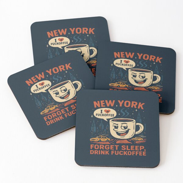 Item preview, Fuckoffee NYC — Caffeine Addict Attitude for True I Love Coffee Fans designed and sold by Globalcitytees.