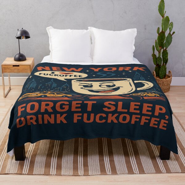 Item preview, Fuckoffee NYC — Caffeine Addict Attitude for True I Love Coffee Fans designed and sold by Globalcitytees.