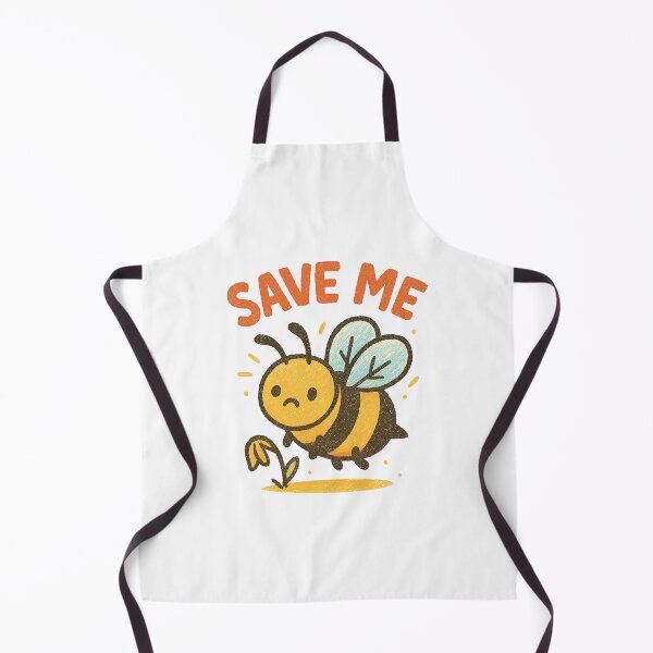 Item preview, Save Me – Sad Bee and Wilted Flower Minimal Design designed and sold by Lacritsa .
