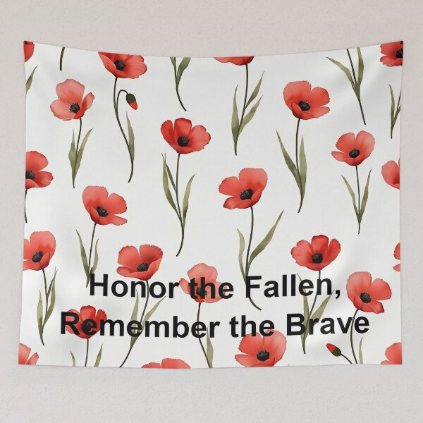 Item preview, Honor the Fallen, Remember the Brave; Poppies of Valor designed and sold by Creative-RE.