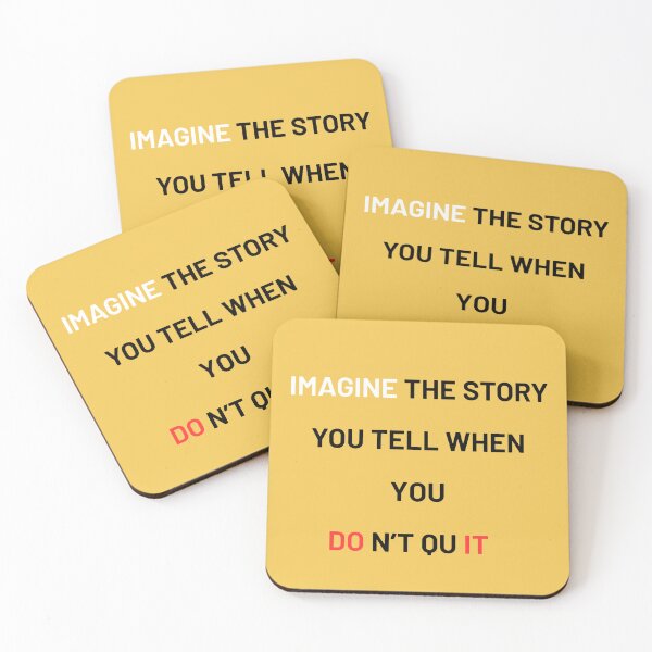 Item preview, Imagine the Story of Not Quitting designed and sold by TheRealKH.