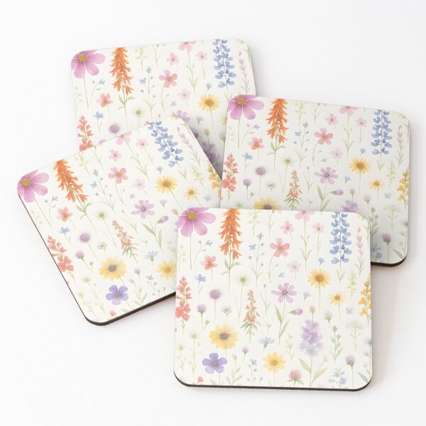 Item preview, Pastel pretty wildflowers bunch seamless pattern  designed and sold by cocomelon168.