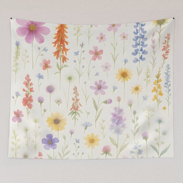Item preview, Pastel pretty wildflowers bunch seamless pattern  designed and sold by cocomelon168.