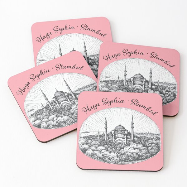 Item preview, Istanbul , Haga Sophia Engraved City Print  designed and sold by kacperartdesign.