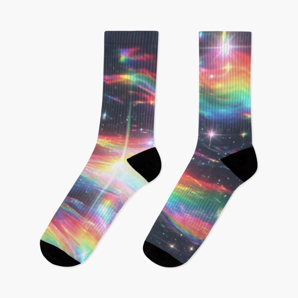 Item preview, Celestial Rainbow Drift Abstract Space Prism Light and Ethereal Glow designed and sold by trajeado14.