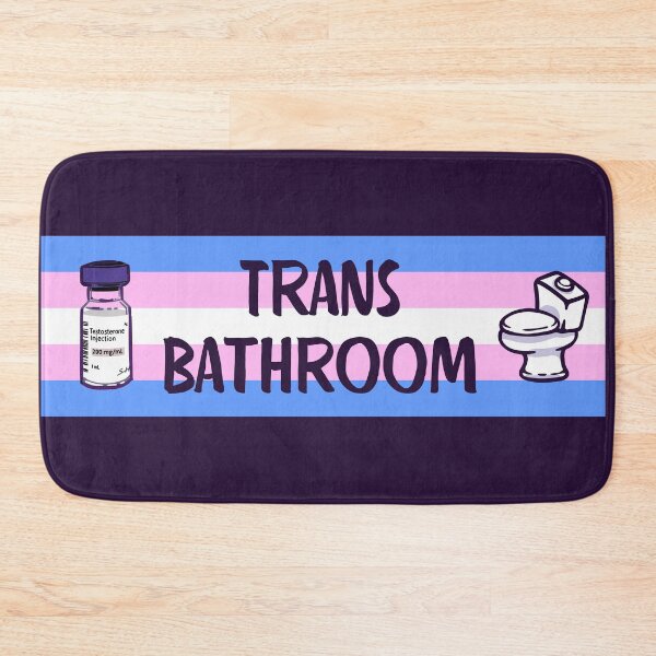 Item preview, Trans Bathroom long version with testosterone vial 2 designed and sold by Rainbow Nebula 7000.