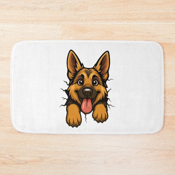 Item preview, DOG ON CRACKED HOLE - GERMAN SHEPHERD | Pets and Dogs lovers for Men and Women t-shirt designed and sold by panchiTWO.
