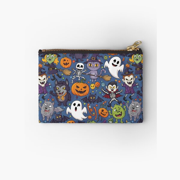 Item preview, Halloween Chic and Cackling Caricatures Seamless Pattern designed and sold by dcohea.