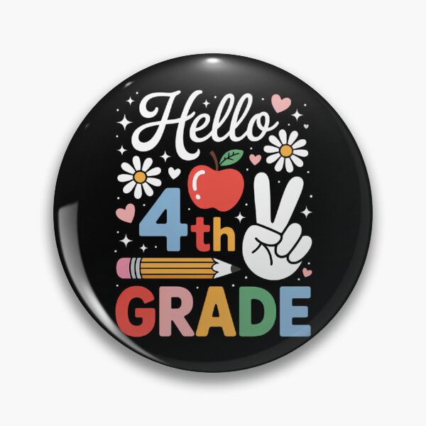 Item preview, Back To School Hello Fourth Grade Team 4th Grade Boy Girl designed and sold by brynatshop.
