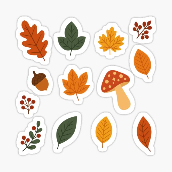Item preview, Floral Autumn Leaves Pack designed and sold by Dyarwan.