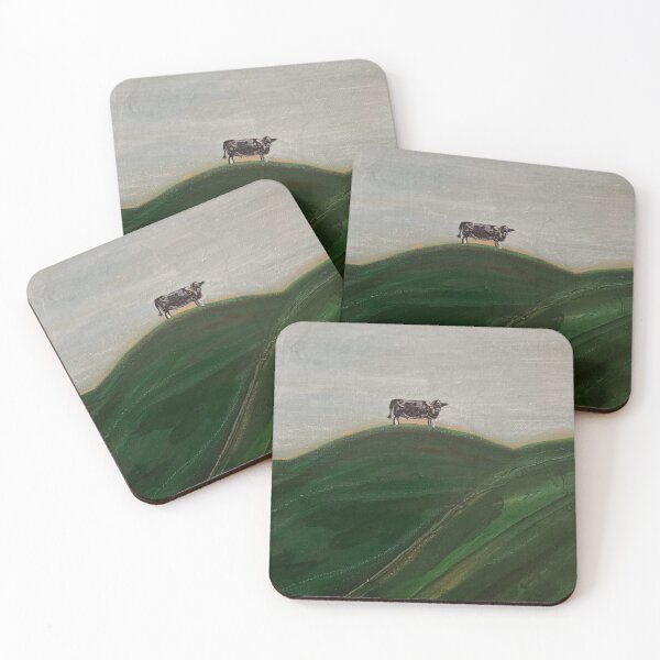 Item preview, Cow on a Hill designed and sold by Evocative1.