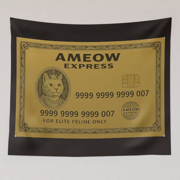Item preview, Royal Cat Credit Card - AMEOW Express Premium Edition designed and sold by SammyMorry.