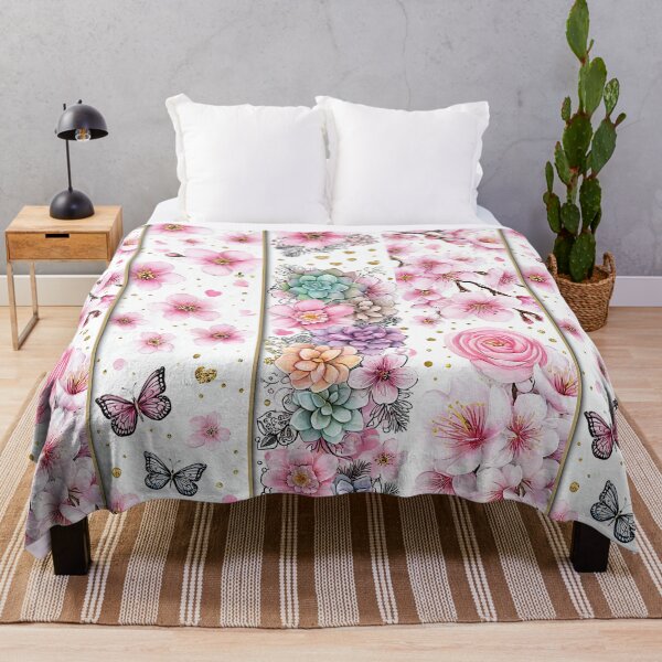 Item preview, Abstract mandalas behind beautiful flowers and succulent plants. designed and sold by Piotrek0001.