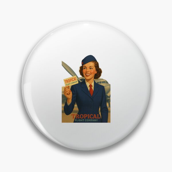 Item preview, Retro Airline Stewardess with Ticket – 1950s Vintage Flight Art designed and sold by Fleetwood1994.