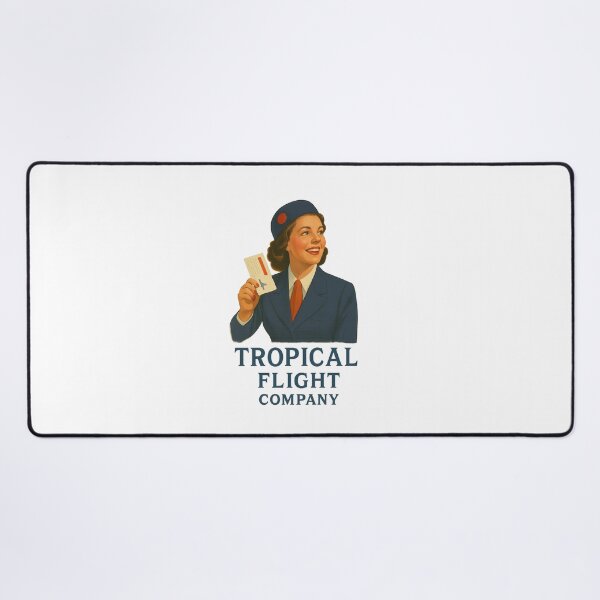 Item preview, 1950s Flight Attendant Holding Boarding Pass – Vintage Air Travel designed and sold by Fleetwood1994.