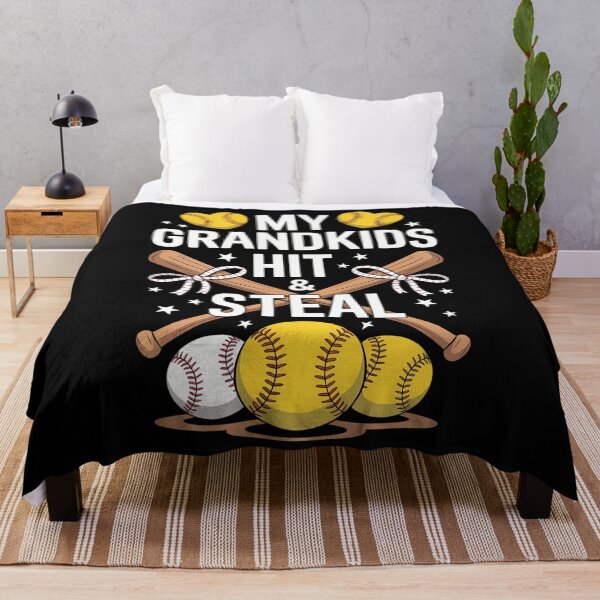 Item preview, My Grandkids Hit & Steal Baseball Softball Grandma designed and sold by brynatshop.