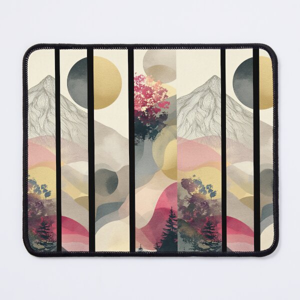 Item preview, Modern minimalist watercolor of a landscape and geology. designed and sold by Piotrek0001.