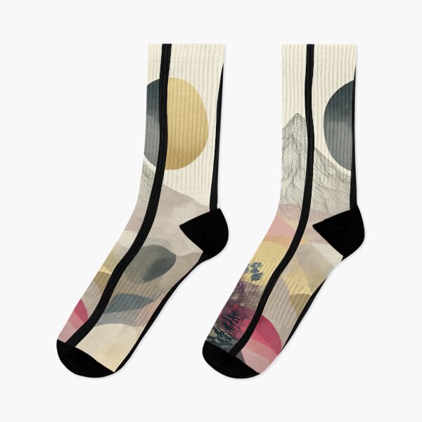 Item preview, Modern minimalist watercolor of a landscape and geology. designed and sold by Piotrek0001.