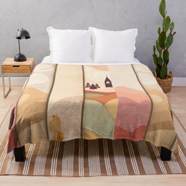 Item preview, A mountain, a cabin, and abstract earth patterns. designed and sold by Piotrek0001.