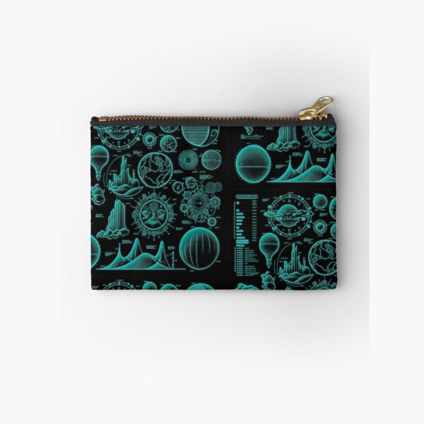 Item preview, Futuristic Sci‑Fi Diagrams Tech Blueprint designed and sold by Jcat7.