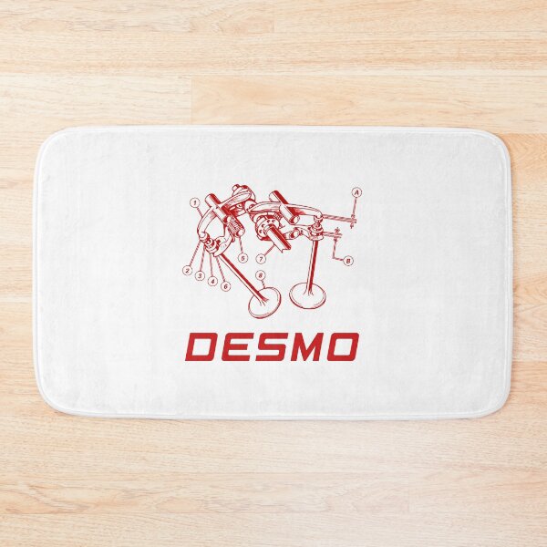 Item preview, Ducati desmo valve diagram in red designed and sold by fullstackphotos.